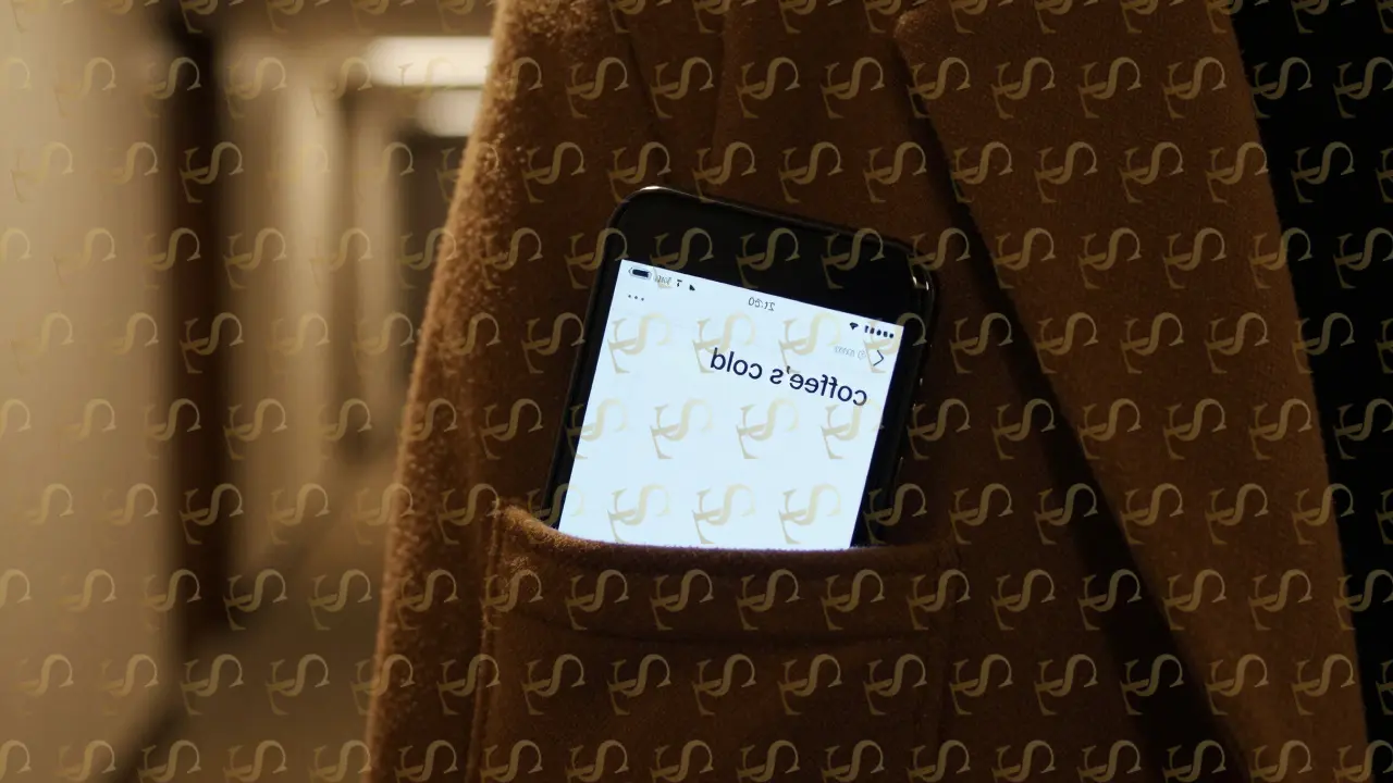 A phone screen showing a safety code text message sent during a risky encounter.