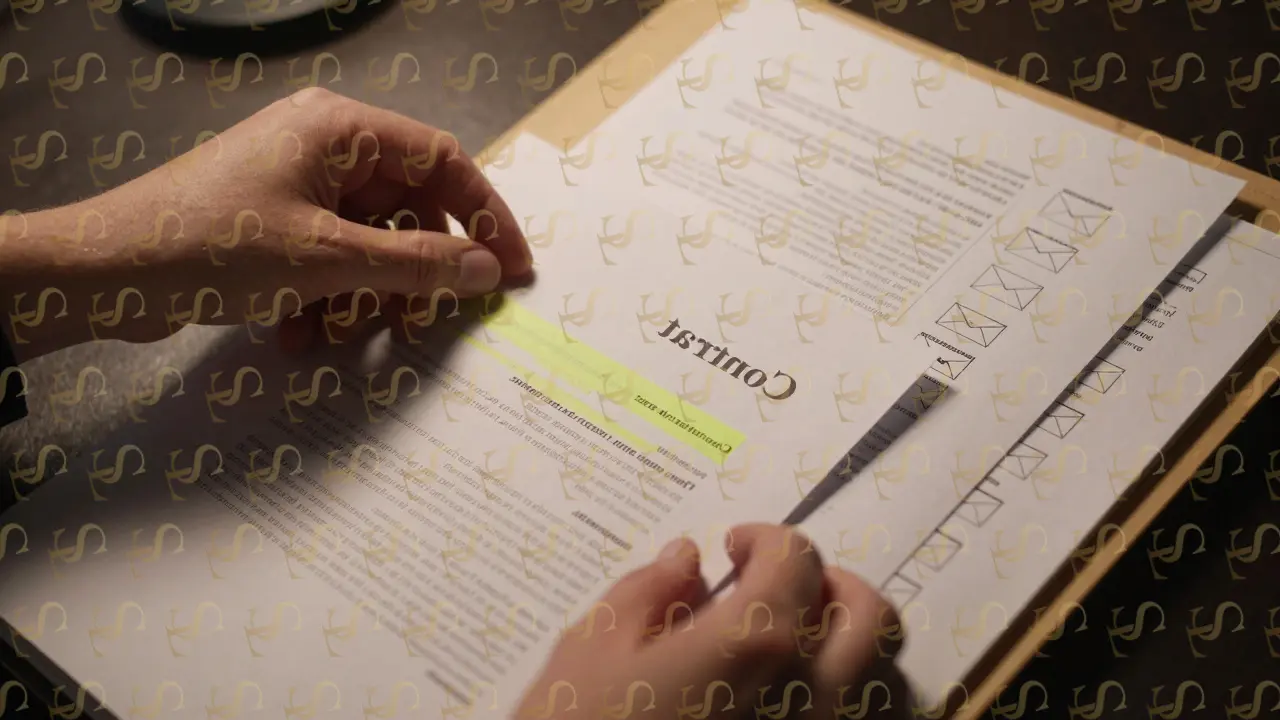 A neatly organized folder of emails, drafts, and notes documents a client's detailed complaint.
