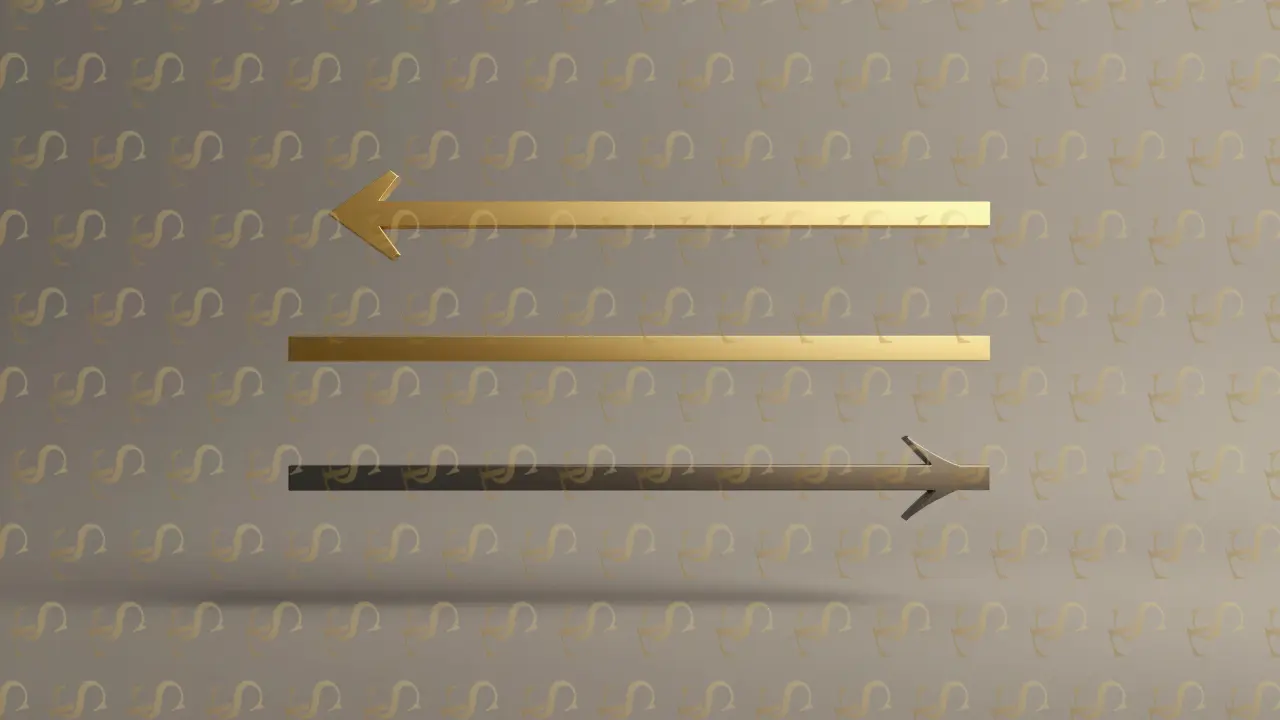 Three abstract golden and charcoal lines representing the steps of a dignified professional dismissal.